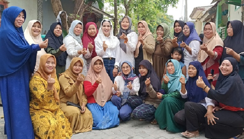 Warga Solear Tangerang Puji Bacaleg Perindo Mau Perjuangkan Hak Perempuan dan Anak