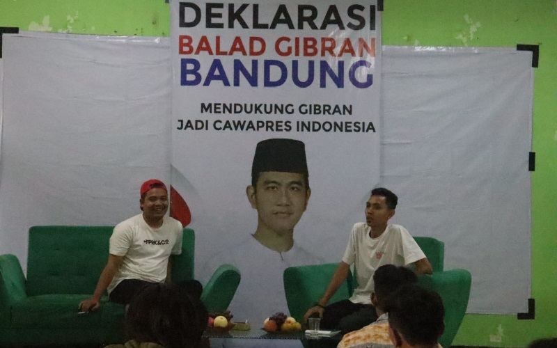 Pemuda Bandung Deklarasi Dukung Gibran Jadi Cawapres 2024, Ini Alasannya