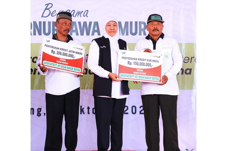 Lakukan Inovasi Teknologi, Gubernur Khofifah Apresiasi Gapoktan Tebu Inti Rosan 