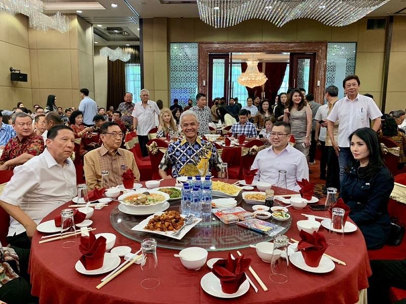 HT dan Ganjar Pranowo Silaturahmi dengan Pengusaha Jatim  