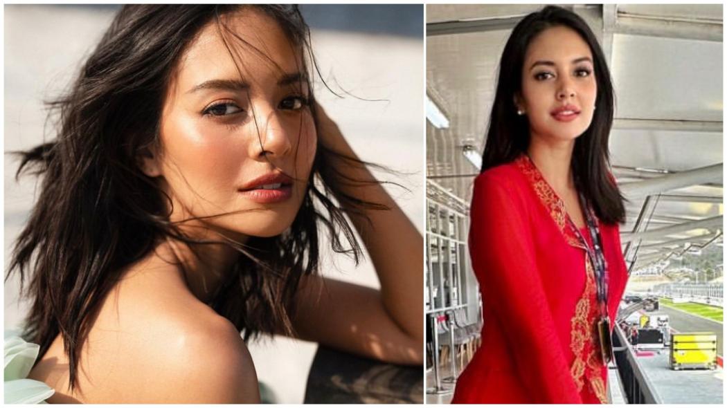 Gaya Aurelie Moeremans Curi Perhatian Pakai Kebaya Betawi di Opening MotoGP Mandalika 2023