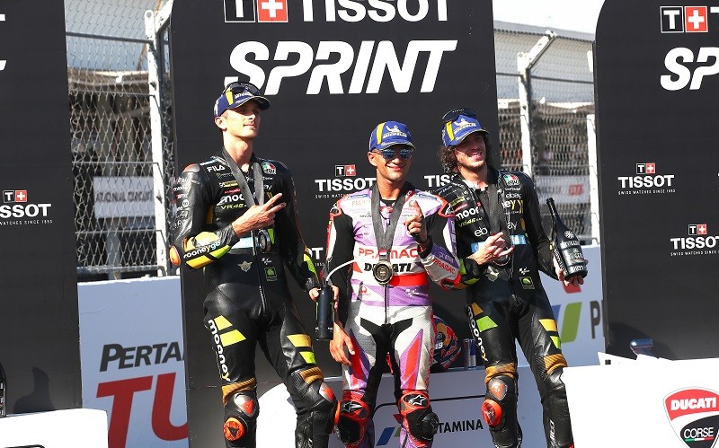 Jorge Martin Terjatuh di MotoGP Indonesia 2023, Marco Bezzecchi: Dia Akan Bangkit
