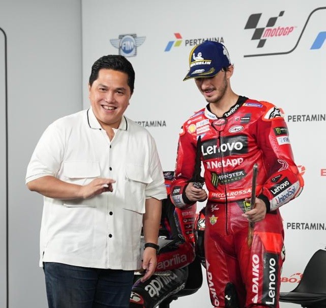 Erick Thohir Optimistis MotoGP Mandalika 2023 Beri Multiplier Effect Lebih Luas  