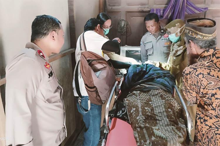 Gunungkidul Gempar, Seorang Kakek Ditemukan Tewas Tergeletak di Kebun