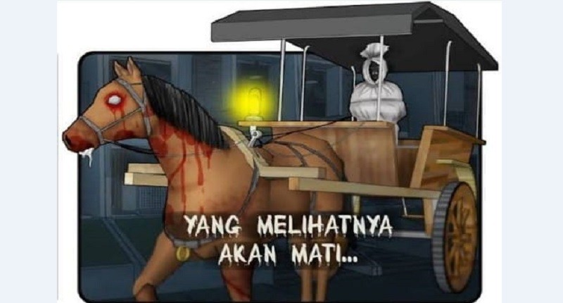 Asal-usul Andong Pocong yang Sempat Viral di Sidoarjo
