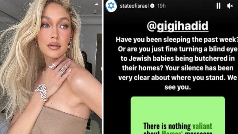 Gara-Gara Dukung Palestina, Gigi Hadid Dikecam Pemerintah Israel 