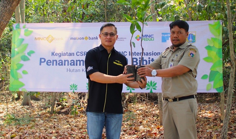 MNC Bank Tanam 1.000 Pohon, Distamhut DKI: Bisa Kurangi Polusi Udara dan Suhu Panas 
