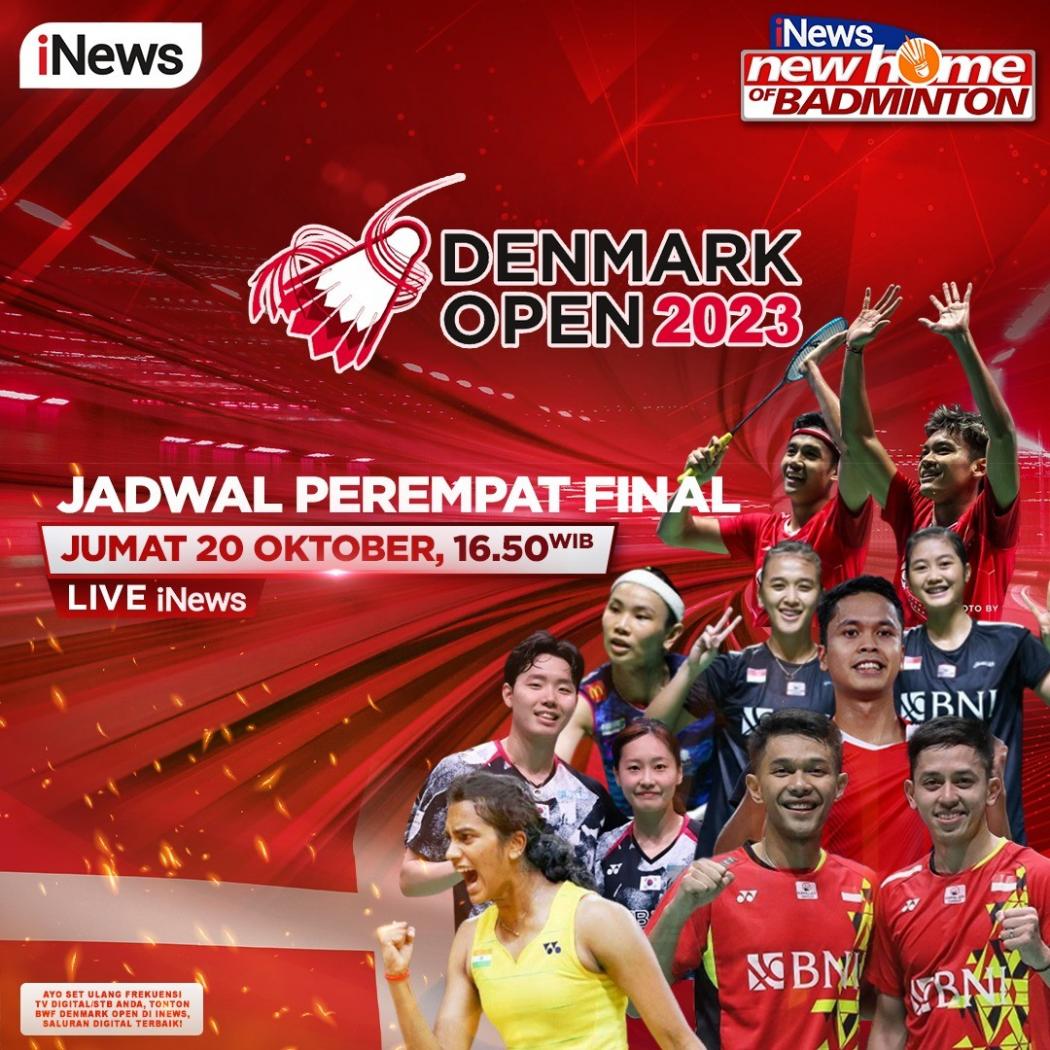 Fajar/Rian dan Bagas/Fikri Berlaga di Perempat Final Denmark Open 2023, Hari ini Live di iNews