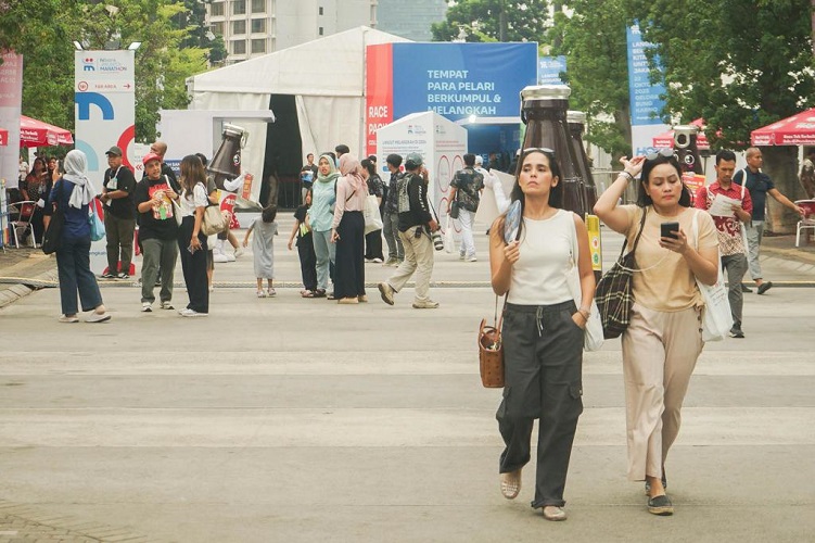 Full Hiburan! Begini Suasana Pengambilan Race Pack Jakarta Marathon 2023 di Senayan