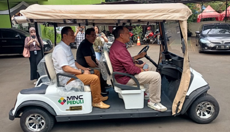Dukung Kamtibmas, MNC Peduli Berikan Mobil Golf Untuk Polsek Menteng