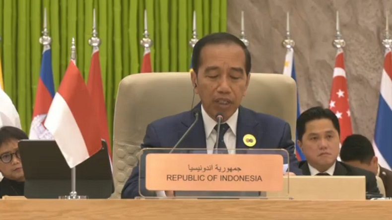 Presiden Jokowi Sebut GCC-ASEAN Harus Solid Dukung Perdamaian Palestina-Israel