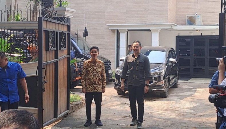 Gibran Temui AHY di Kebayoran Baru Jaksel, Bahas Cawapres Prabowo?