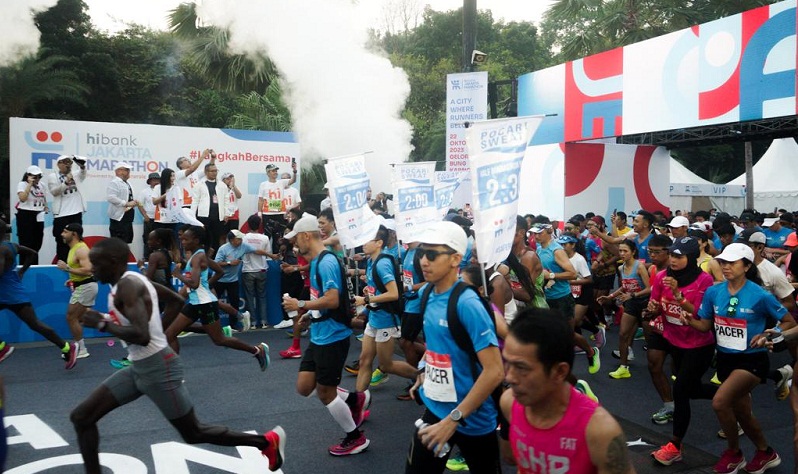 Start Meriah Jakarta Marathon 2023, Dua Nomor Ini Jadi Sorotan