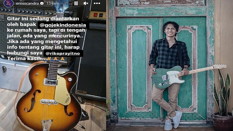 Eross Sheila On 7 Kehilangan Gitar, Begini Kronologisnya