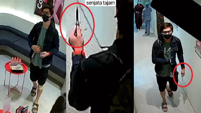 Viral Pria Berkacamata Bawa Pisau Lipat Nyaris Bunuh Dokter Gigi di Bandung