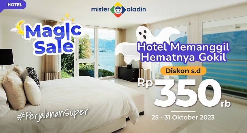Serbu Diskon Hotel s.d Rp350 Ribu di Mister Aladin, Catat Tanggalnya!