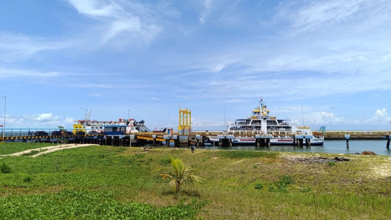 Kabut Asap Landa Selat Bangka, Jadwal Penyeberangan Tanjung Kalian-Tanjung Api-Api Masih Normal 