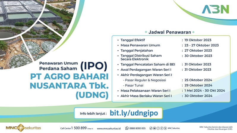 PT Agro Bahari Nusantara Tbk (UDNG) Dongkrak Budi Daya dan Produksi Udang untuk Kebutuhan Pangan Nasional dan Ekspor