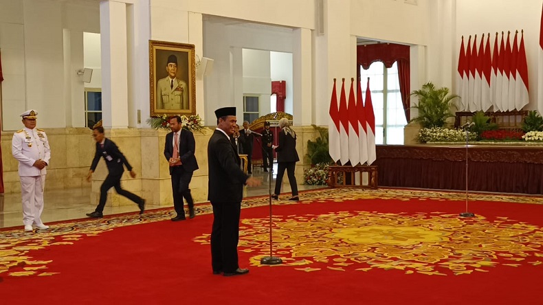 Amran Sulaiman Tiba di Istana, Bakal Dilantik Jadi Mentan