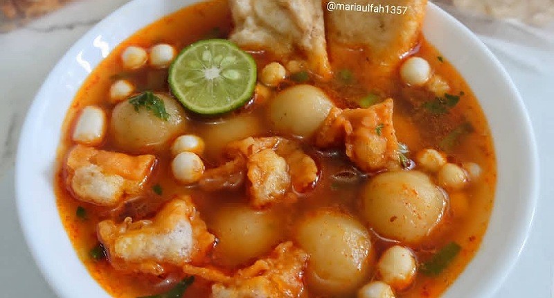 Resep Cilok Kuah Pakai Tetelan, Pedasnya Menggugah Selera