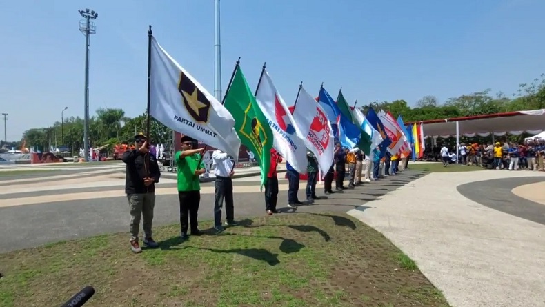 18 Parpol Ikuti Kirab Pemilu 2024, KPU Kota Bandung Targetkan Partisipasi Pemilih 90 Persen