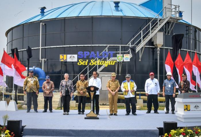 Jokowi Resmikan SPALDT Hasil Kerja Sama dengan Australia Senilai Rp1,3 Triliun   