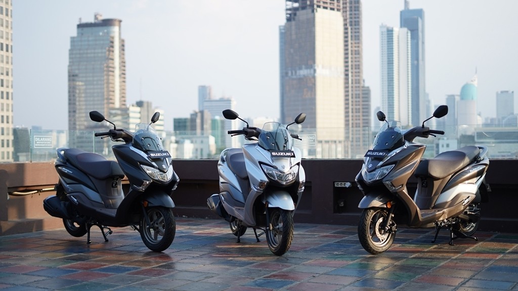 Meluncur di IMOS+ 2023, Suzuki Optimistis Burgman Street 125 EX Laku 5.000 Unit Setahun
