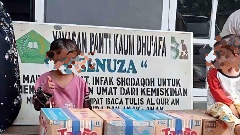 Bikin Nyesek, Panti Asuhan di Muba Diduga Kena Prank Donatur, 18 Dus Makanan Diambil Lagi