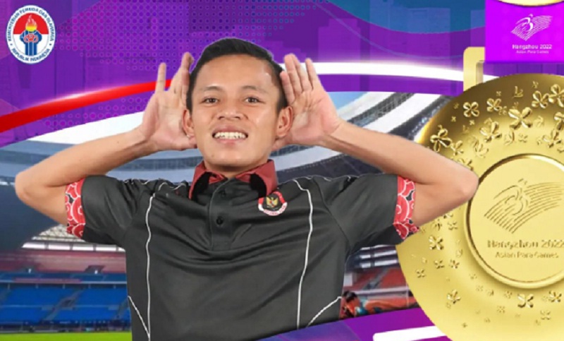 Bikin Rekor! Partin Beri Indonesia Emas ke-24 di Asian Para Games 2022