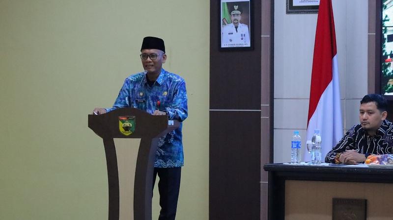 Gelar Bimtek, Sekda Tala: SKM Indikator Penting dalam Mengukur Kualitas Pelayanan Publik