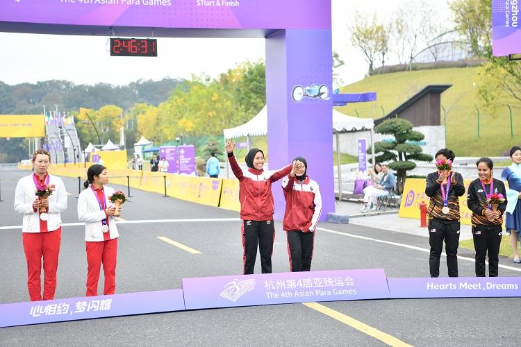 Tambah 3 Medali, Para Balap Sepeda Cetak Sejarah Baru di Asian Para Games 2022