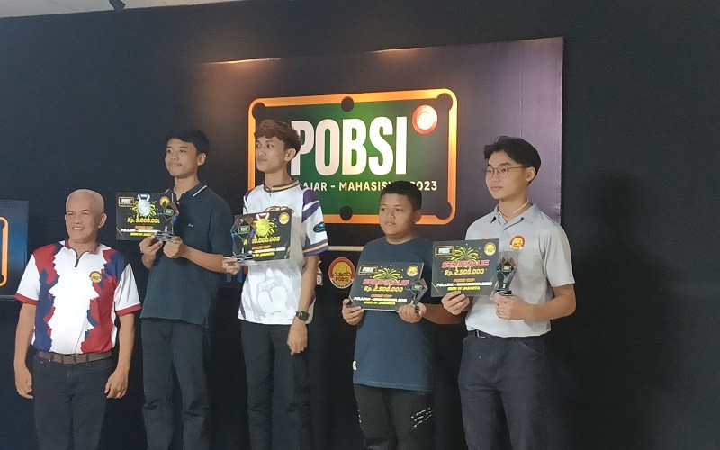 POBSI Cup Pelajar-Mahasiswa Seri 4 Jakarta 2023 Resmi Berakhir, Ahmad Fauzan Sabet Gelar Juara