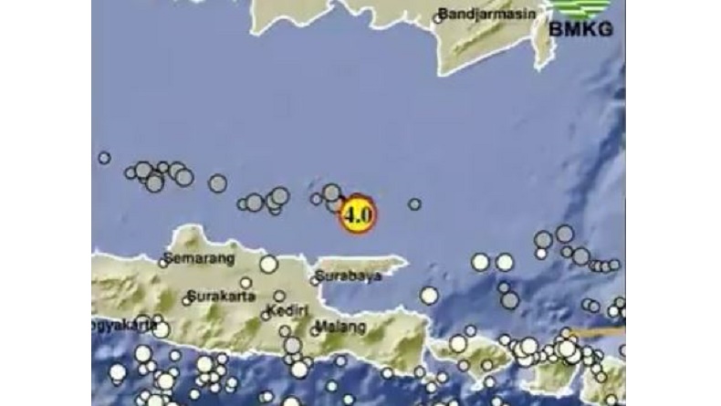 Gempa Terkini M4,0 Guncang Sumenep Jawa Timur