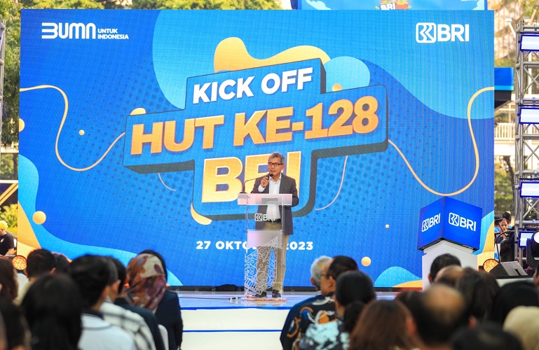 Tangguh Dampingi UMKM Indonesia Selama Lebih dari Satu Abad, Ini Logo HUT ke-128 BRI