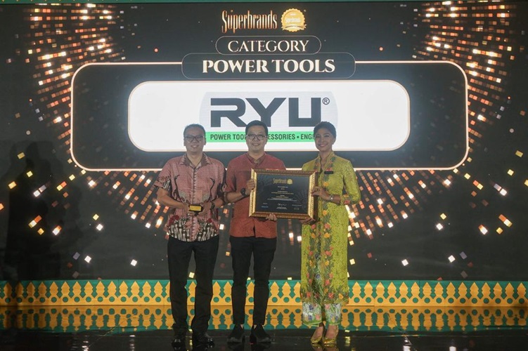 Berkat Kepercayaan Konsumen, Ryu Power Tools Raih Penghargaan di Superbrands Indonesia Awards 2023