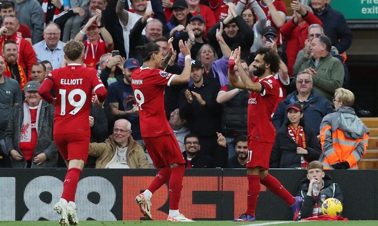 Hasil Liverpool Vs Nottingham: The Reds Menang Telak di Anfield