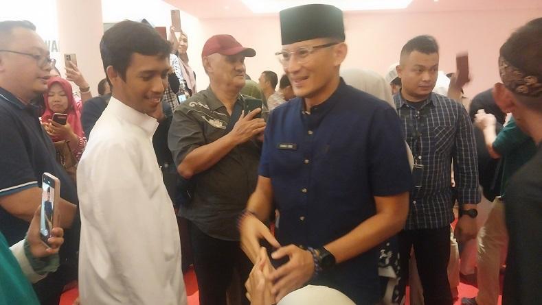 Sandiaga Silaturahmi dengan Relawan, Minta Restu Jabat Ketua Dewan Pakar TPN Ganjar-Mahfud