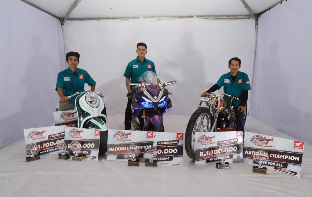 Ratusan Modifikasi Motor Ikut Honda Modif Contest 2023, Ini 3 Karya Terbaiknya