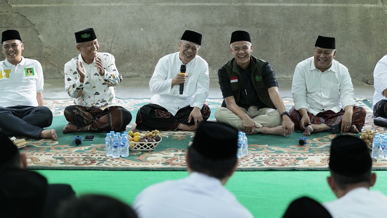Temui Rois Syuriah PWNU DKI, Ganjar Disematkan Sapaan Gus Im dan Disebut Presiden