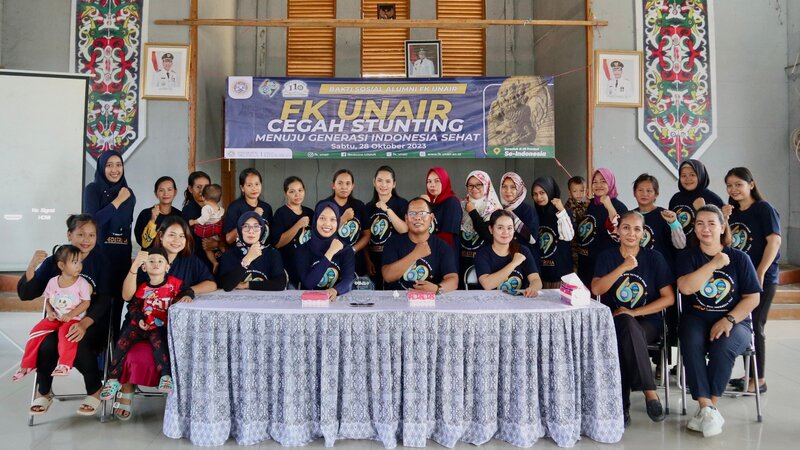 Cegah Stunting, Alumni FK Unair Gelar Pengabdian Masyarakat di Barito Utara