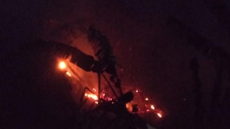 Lahan di Way Kanan Terbakar, Titik Api Berjarak 50 Meter dari Pemukiman Warga