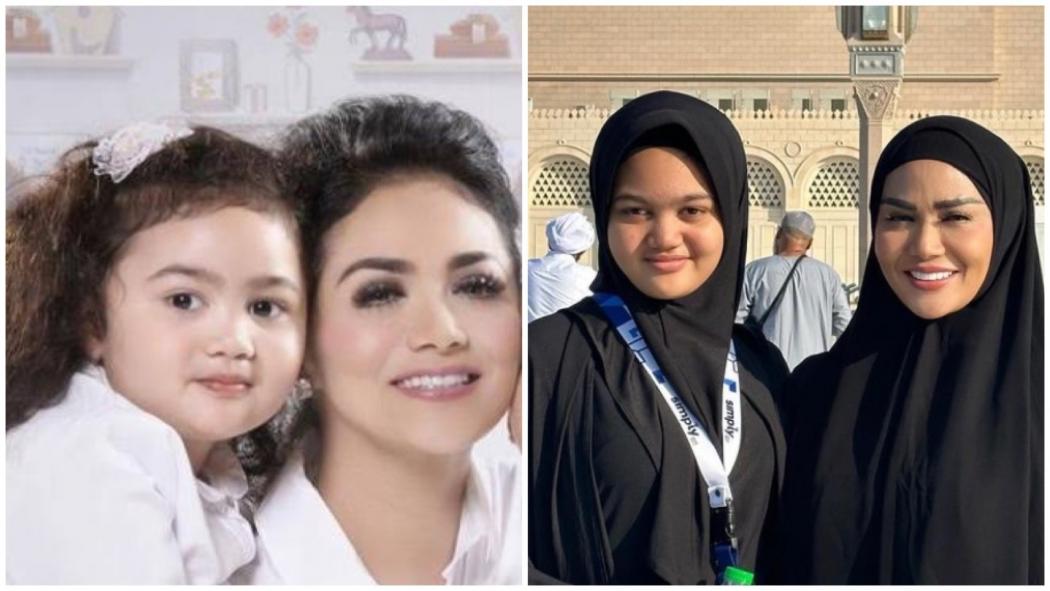 Kris Dayanti Ajak Amora Lemos Ibadah Umrah di Tanah Suci, Penampilan Sang Putri Bikin Salah Fokus: Adem Banget!