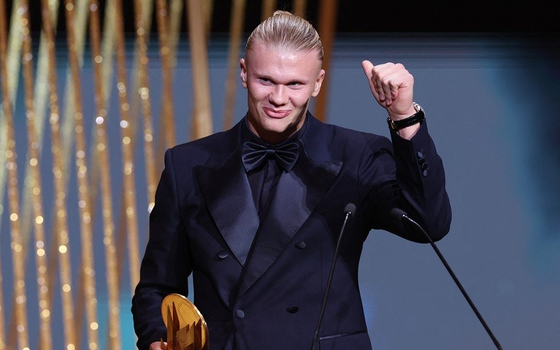 Erling Haaland Sabet Gerd Muller Trophy, Man City Jadi Klub Terbaik di Ballon d’Or 2023