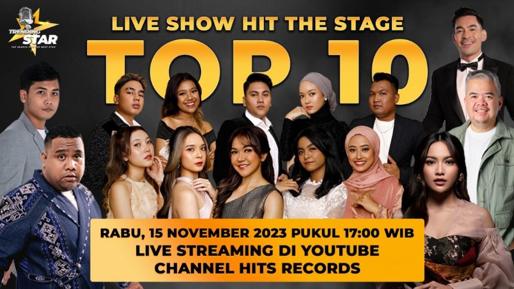 Masuki Babak Live Show Hit The Stage, Trending Star Hadirkan Andmesh, Mahalini, Indra Aziz, dan Bintang Emon