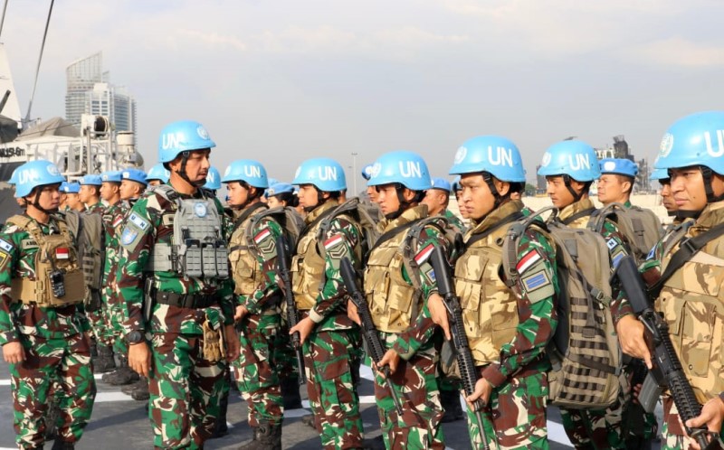 Antisipasi Eskalasi Konflik di Lebanon, Maritime Task Force TNI Gelar Latihan Kontijensi