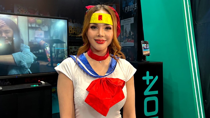 Intip Potret Gemas Vika Chu Cosplay Jadi Sailor Moon di Indonesia Comic Con 2023