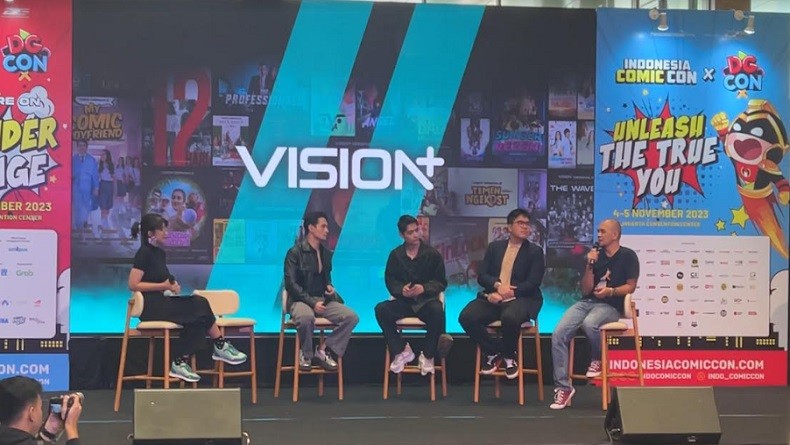 Hadir di Indonesia Comic Con x DG Con 2023, Vision+ Ungkap Series Terbaru 2024