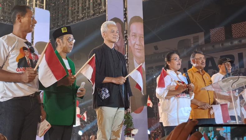 Deklarasi Dukungan Ganjar-Mahfud di Semarang Meriah, Dihadiri Ribuan Milenial