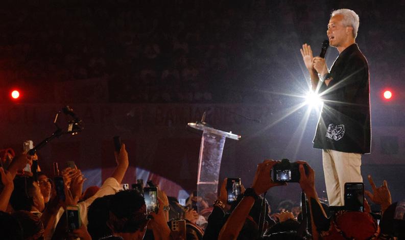 Ganjar di Hadapan Pendukung: Kita Tak Bisa Gerakkan Alat Negara, yang Bisa Bergerak Bersama Rakyat