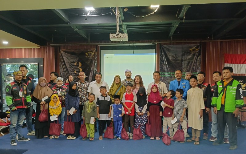 Kartini Partai Perindo Hadiri HUT Komunitas Ojol di Gunung Putri Bogor